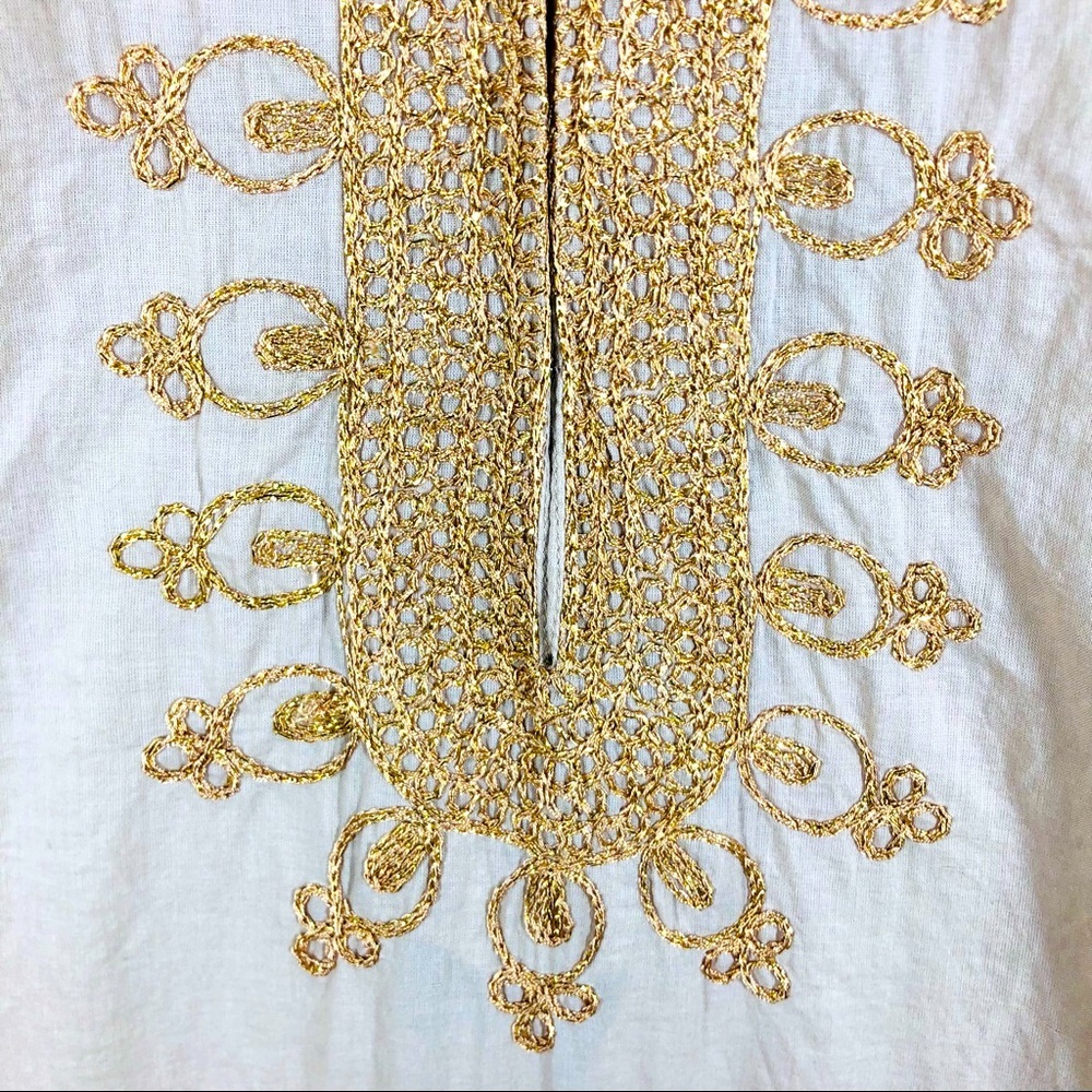 Calypso St. Barth 100% Cotton Rowena Tunic Dress / Swimsuit Cover-Up EUC - Picture 4 of 6